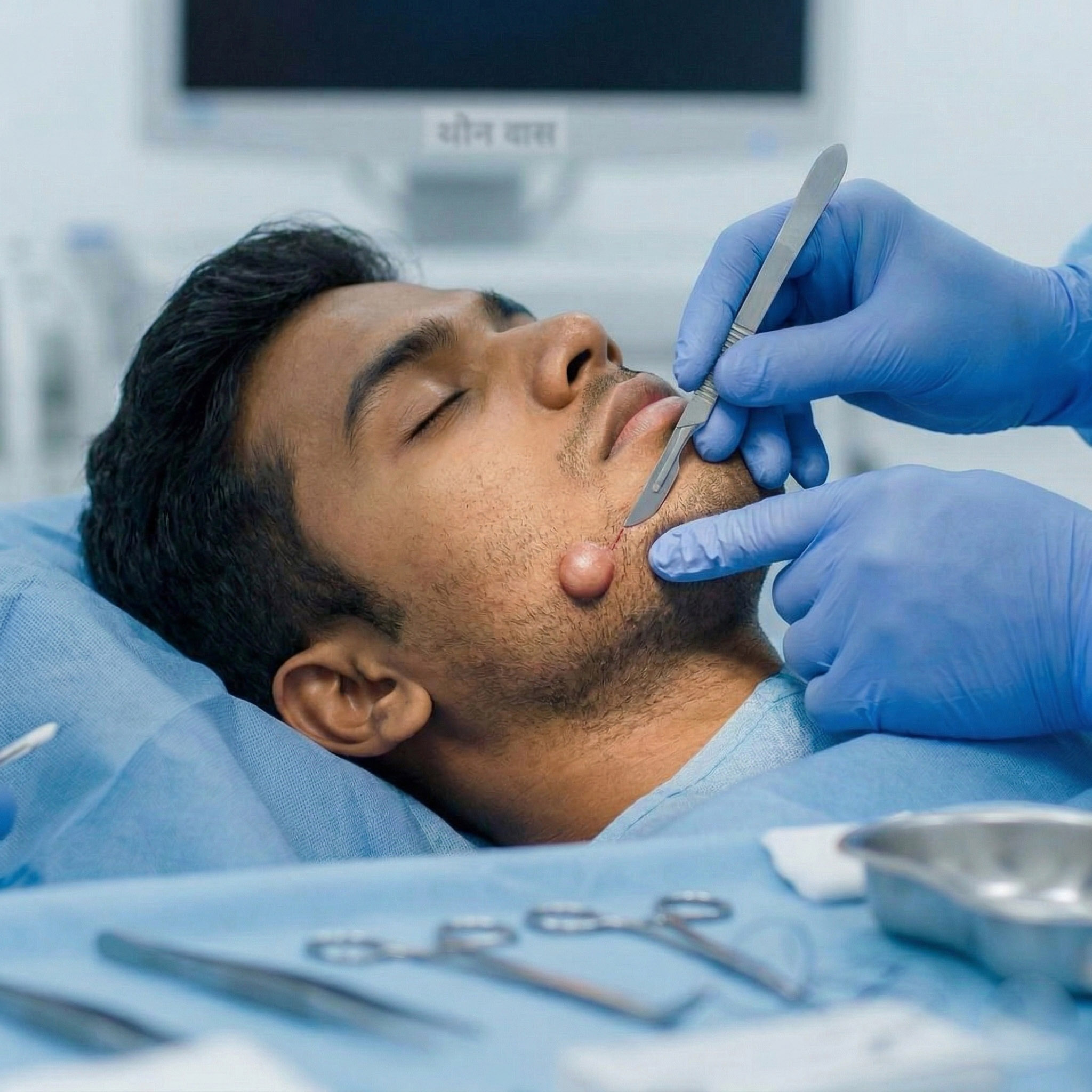 Excision of Oral or Facial Cysts, Keloids, Scars, Masses